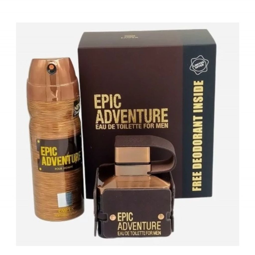 قیمت ارزان ادکلن اپیک ادونچر همراه با اسپر اصل مردانه 100 میل (EPIC ADVENTURE)