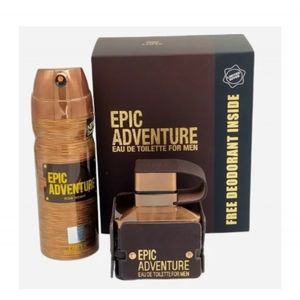 ادکلن اپیک ادونچر همراه با اسپری اصل مردانه 100 میل (EPIC ADVENTURE)