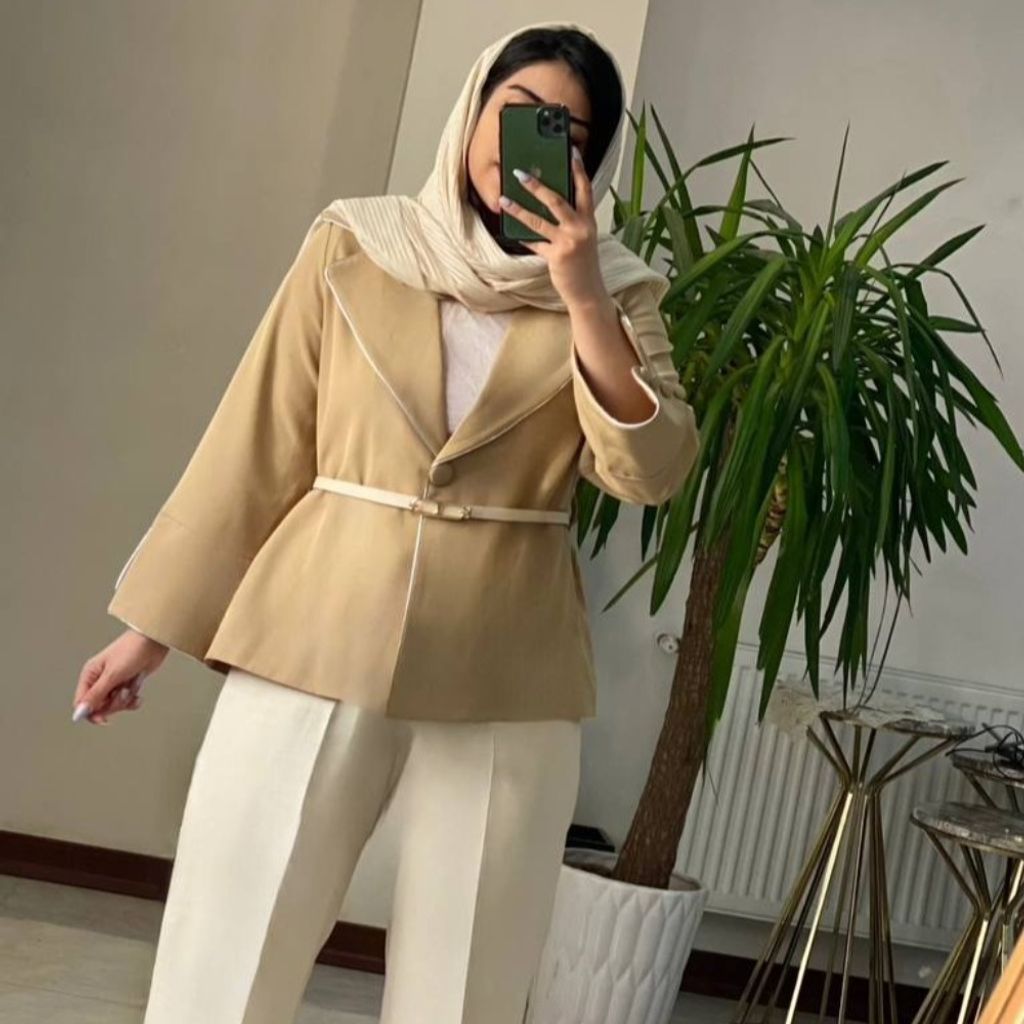 خرید آنلاین کت مزونی مغزی دوزی  مارلین