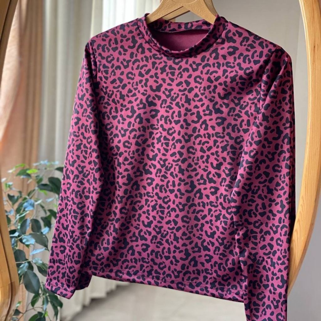 خرید اینترنتی بلوز  پلنگی  فانتزی