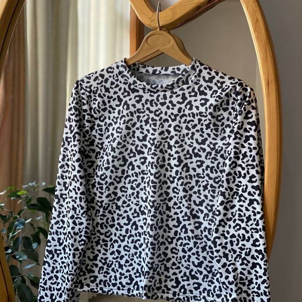 بلوز  پلنگی  فانتزی