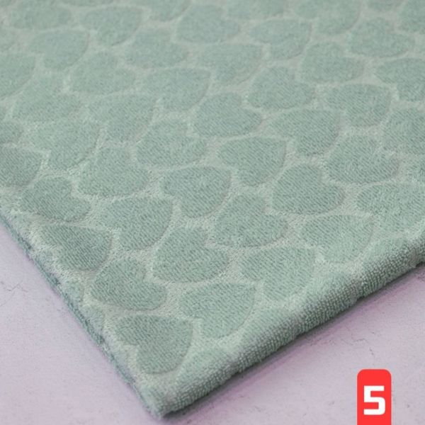 پارچه حوله ای قلبی