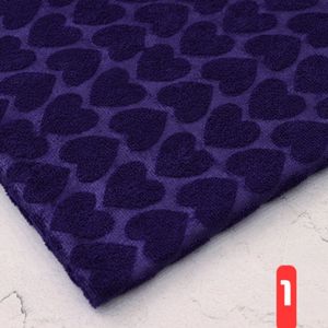 خرید انلاین پارچه حوله ای قلبی