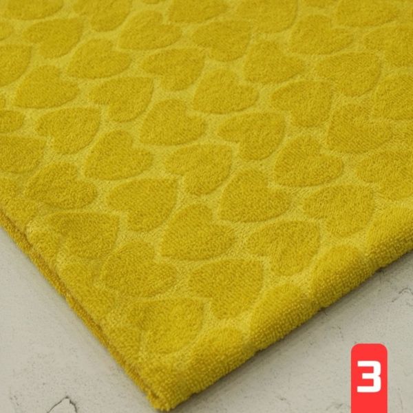 پارچه حوله ای قلبی