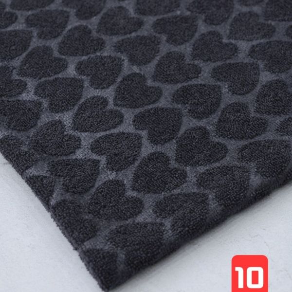 پارچه حوله ای قلبی