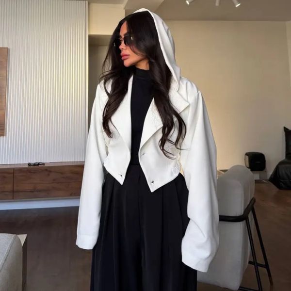 کت کلاه دار کمر کش Vamp کد : 103876