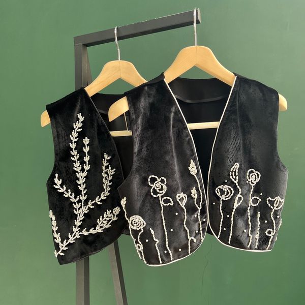 جلیقه‌دست دوز‌طرح گندم