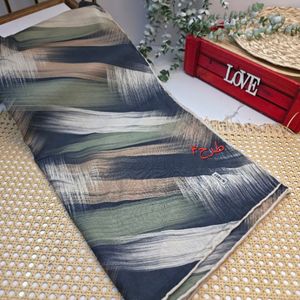 مشخصات روسری نخی دوردست دوز