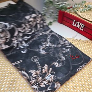 خرید اینترنتی روسری نخی دوردست دوز