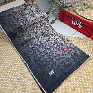 روسری مجلسی نخی دوردست دوز