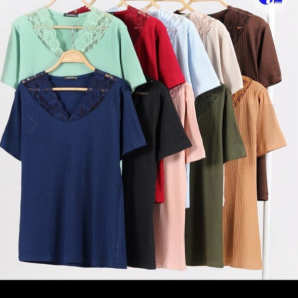 تیشرت زنانه یقه گیپوری