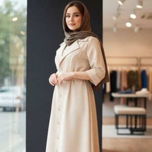 مانتو بلند ترند و شیک ستایش