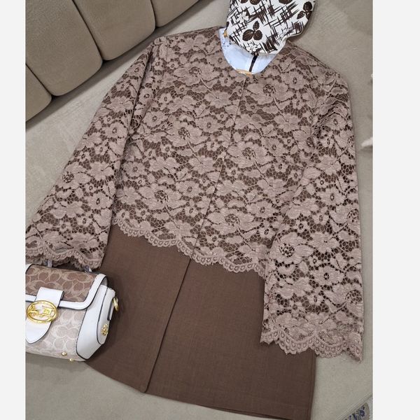 کت شلوار مزونی مدل فروغ شکلاتی