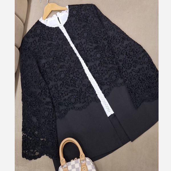 کت شلوار مزونی مدل فروغ مشکی