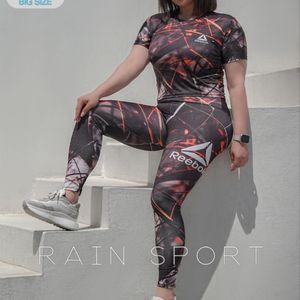 ست کراپ شلوار سایز بزرگ