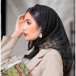 مینی اسکارف نخی توری قواره 70