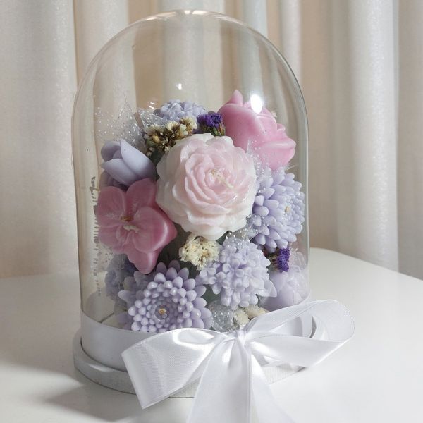 باکس شیشه ای شمع