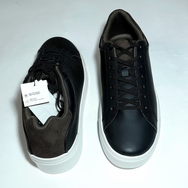 کفش مردانه زارا مشکی مدل Heel Detail Trainers