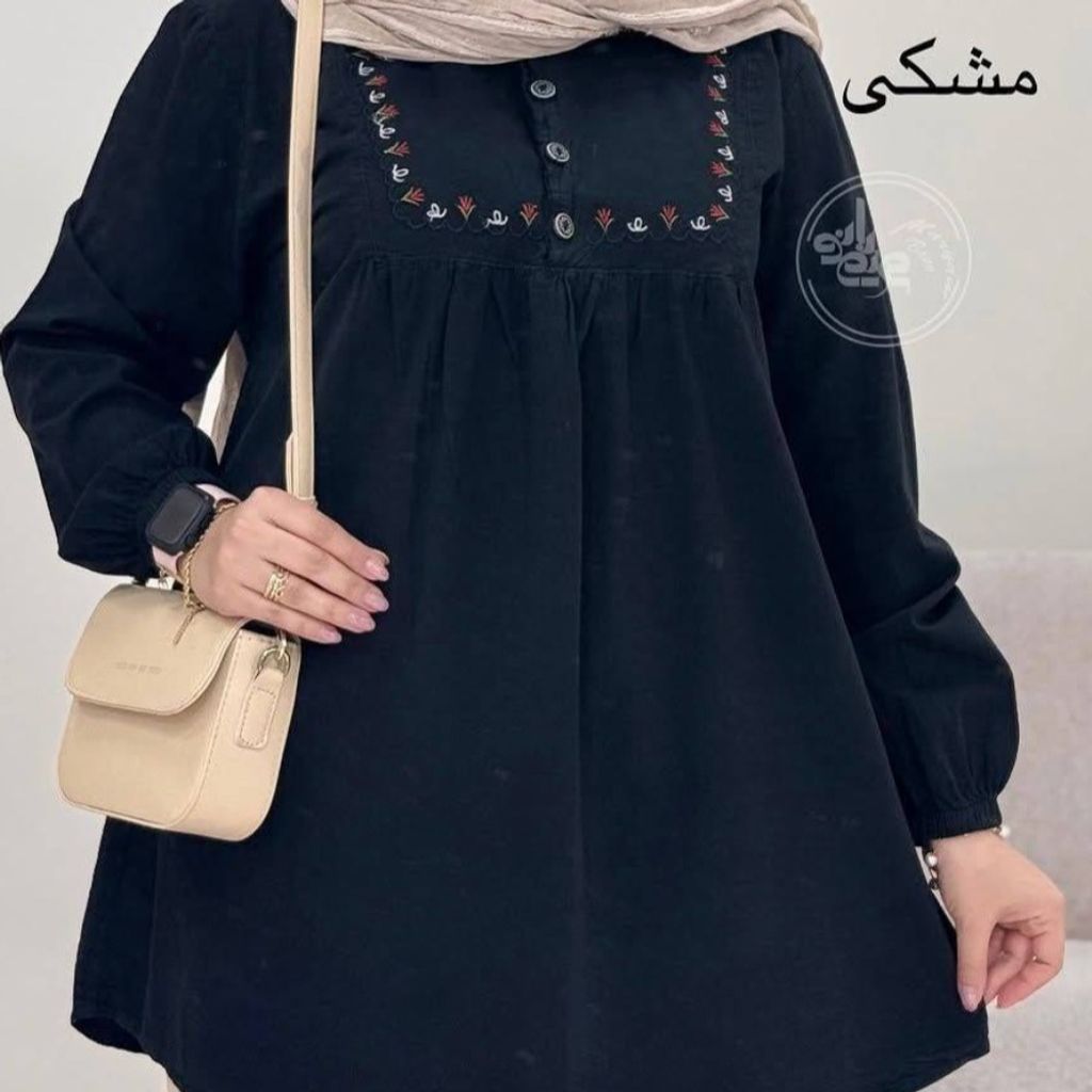 خرید انلاین مانتو عروسکی الیاف موژان