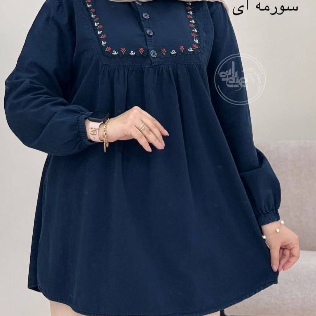 خرید انلاین مانتو عروسکی الیاف موژان