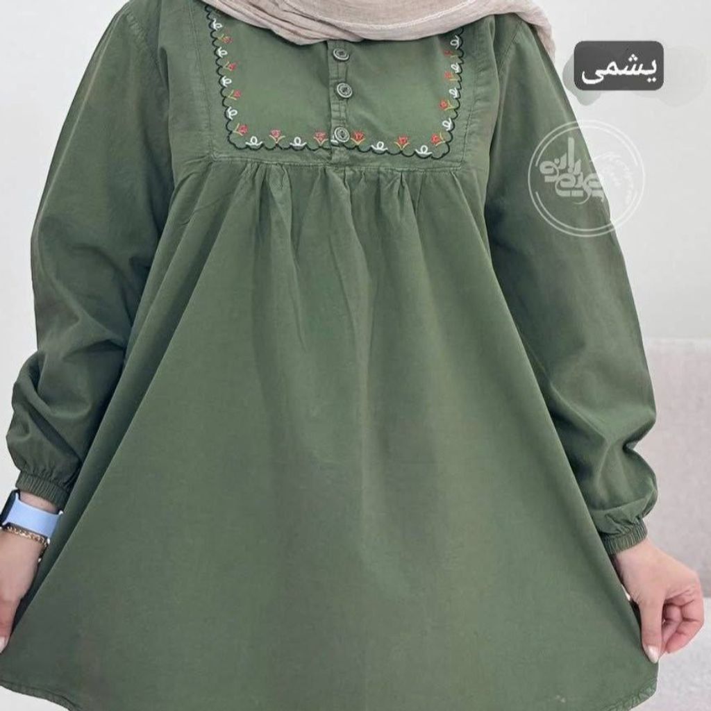 خرید آنلاین مانتو عروسکی الیاف موژان