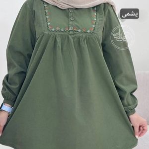 خرید آنلاین مانتو عروسکی الیاف موژان