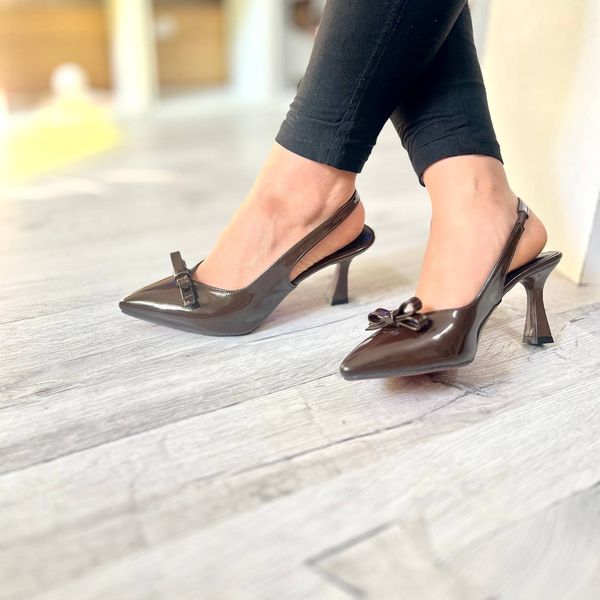 کفش مجلسی ورنی پاپیونی جدید