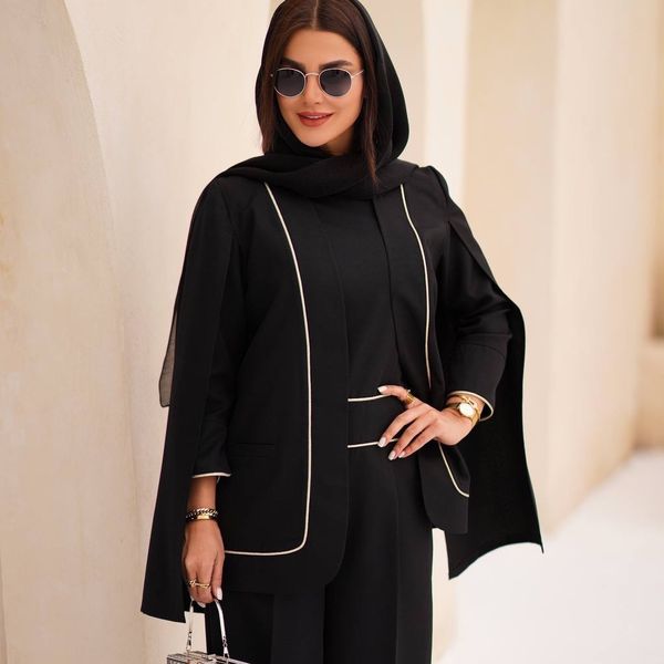 ست اورال کت مزونی عیدانه مغزی دوزی شده