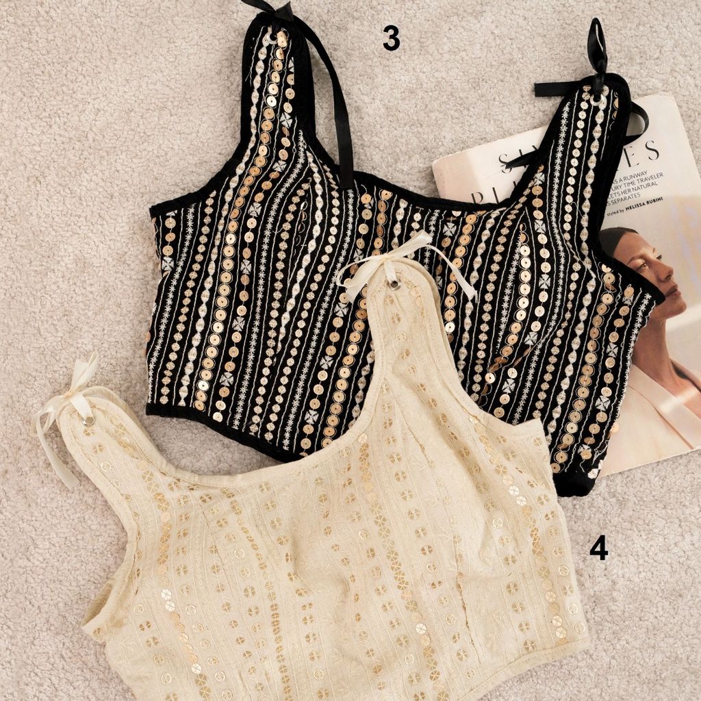 مشخصات کراپ تاپ سوزن دوزی پاد