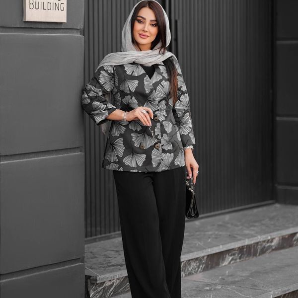 کت کوتاه ژاکارد عیدانه