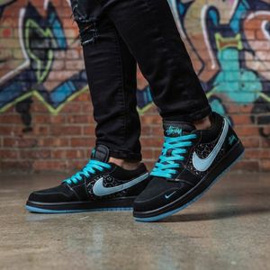 کتانی نایک جردن وان استاسی طرح ال وی Jordan one Stussy LV