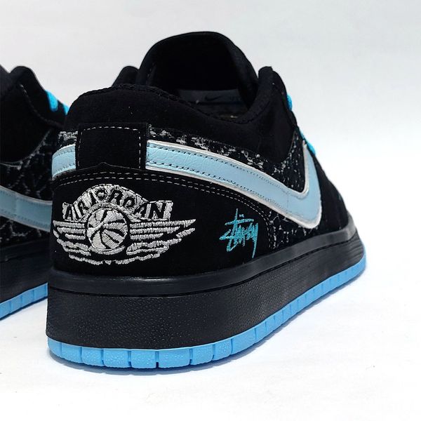 کتانی نایک جردن وان استاسی طرح ال وی Jordan one Stussy LV