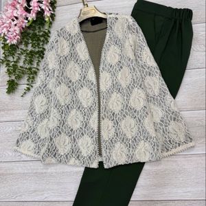 فروش اینترنتی مانتو و شلوار گیپور مرواریدی