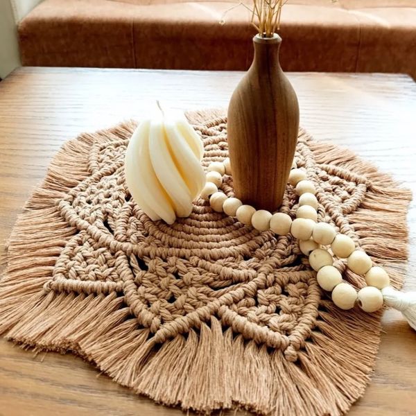 رومیزی‌مکر‌ومه بافی مدل سونیا