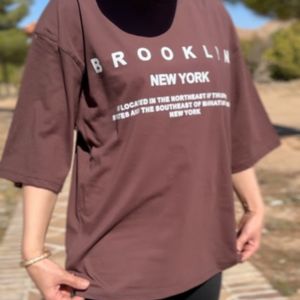 خرید اینترنتی تیشرت باکسی بروکلین