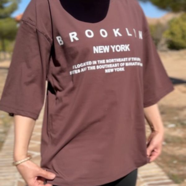 تیشرت باکسی بروکلین