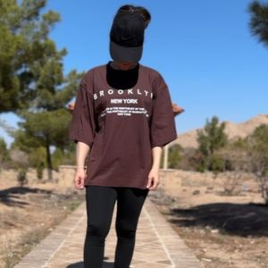 مشخصات تیشرت باکسی بروکلین