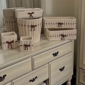 مجموعه ست شش عددی رومیزی مکرومه بافی مدل عروس