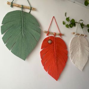 تک‌برگ انجیری مکرومه مدرن ارت بیوتی