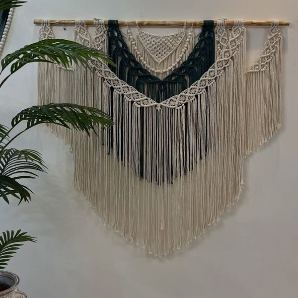 دیوار‌کوب‌مکرومه بافی سایز100