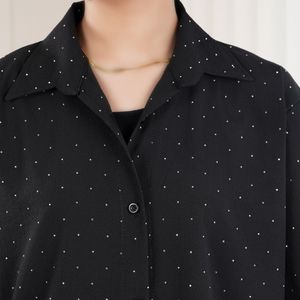 فروش اینترنتی شومیز نگین دار رنگی پاد