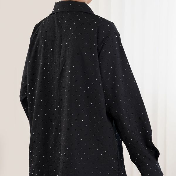 شومیز نگین دار رنگی پاد