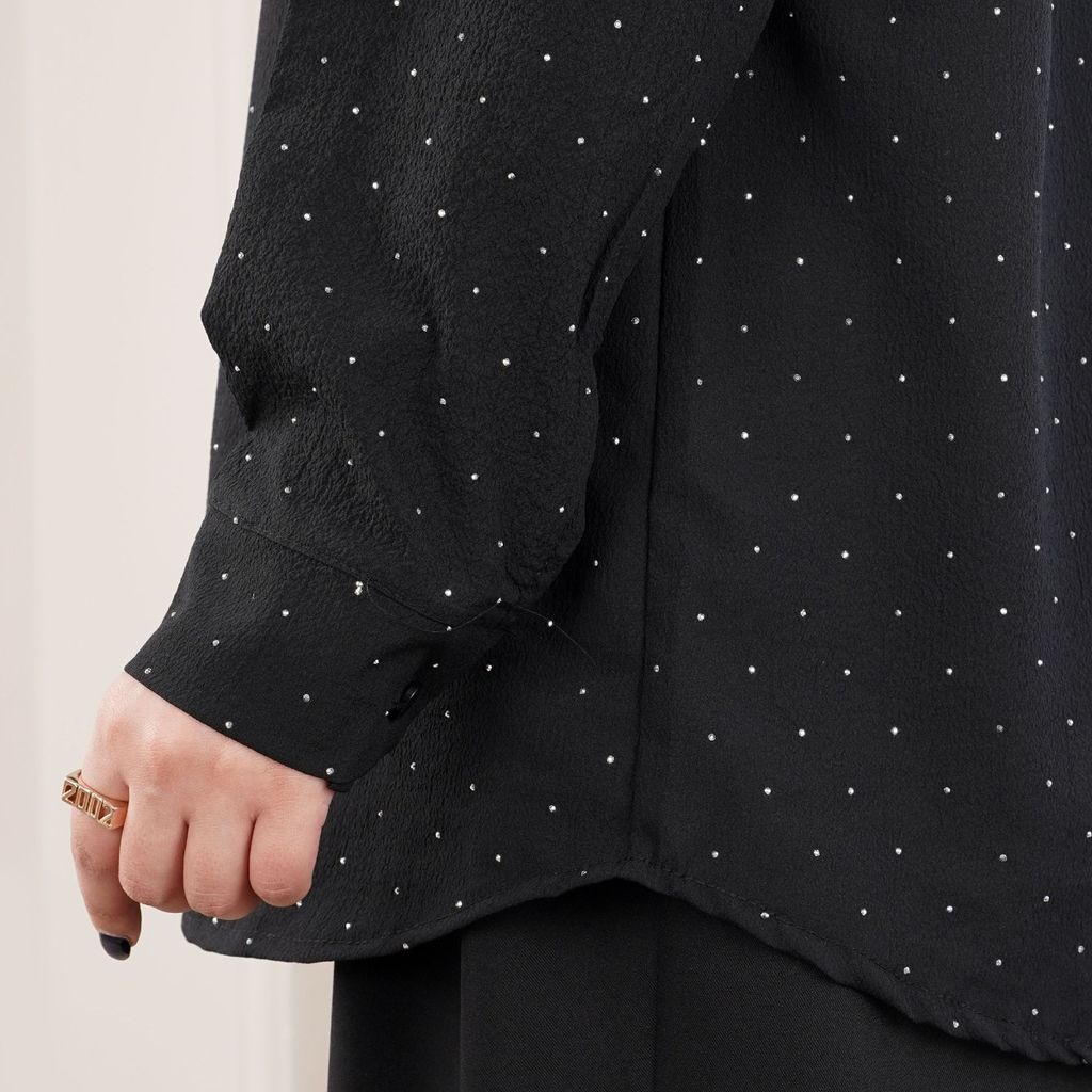 قیمت ارزان شومیز نگین دار رنگی پاد