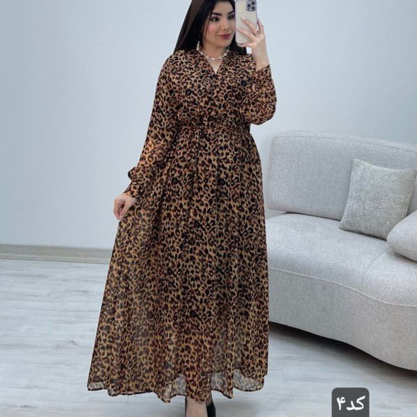 پیراهن ساحلی زنانه طرح حریر