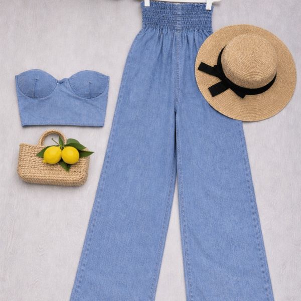 ست تاپ و شلوار جیران آنا