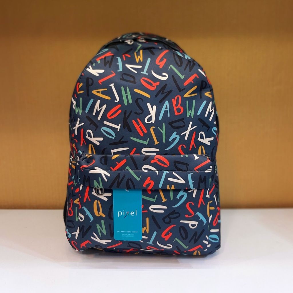 خرید آنلاین کوله پشتی طرح حروف انگلیسی