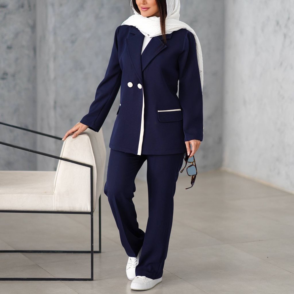 خرید انلاین کت شلوار یقه انگلیسی عیدانه