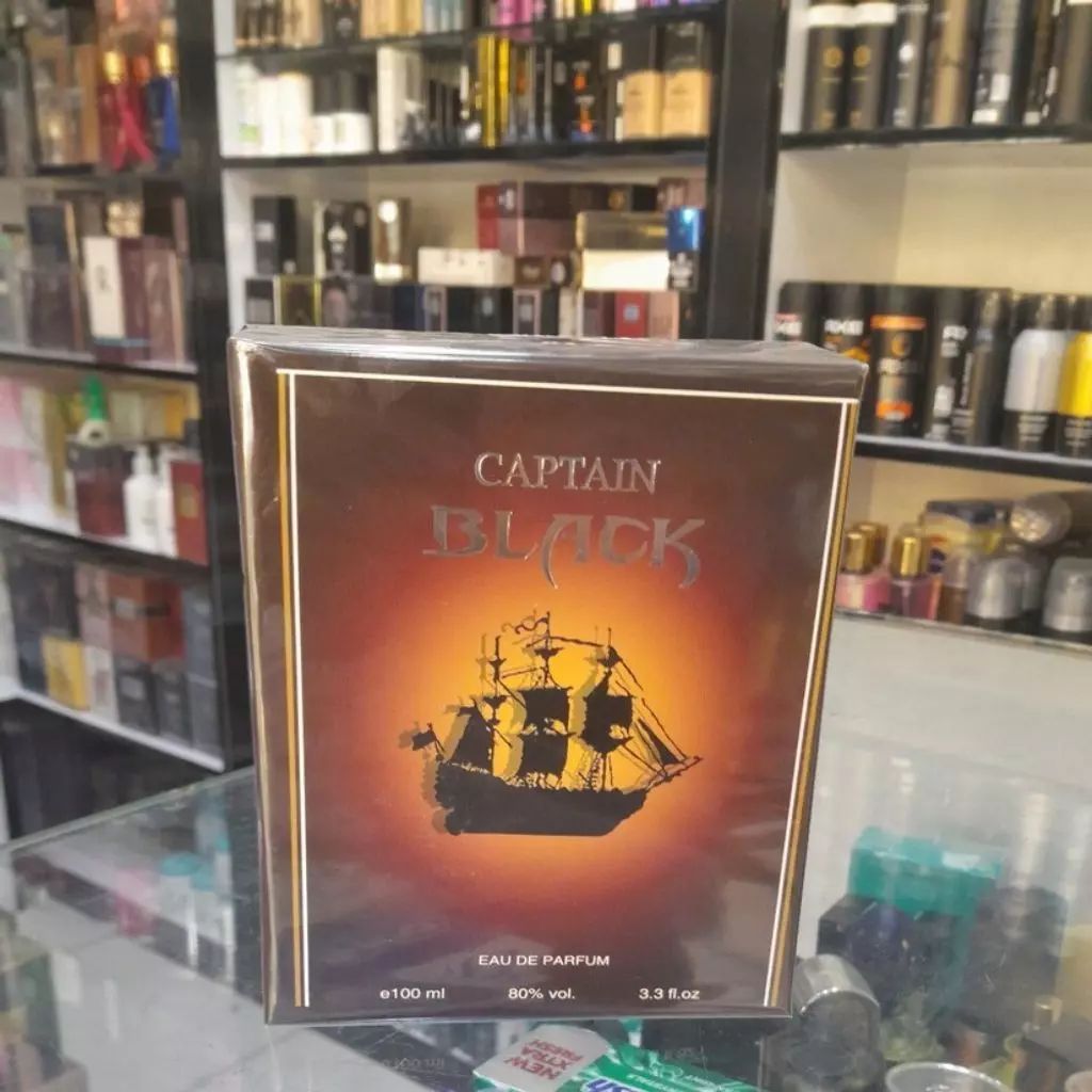 خرید اینترنتی ادکلن کاپیتان بلک اصل هارد باکس 100 میل (CAPITAIN BLACK)