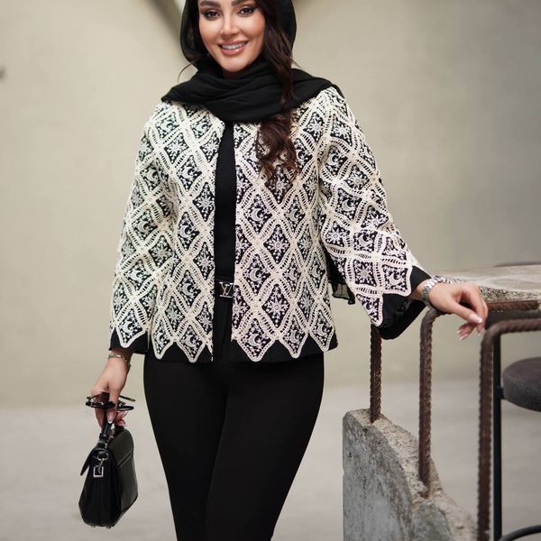 کت مزونی قلاب بافی شیدا