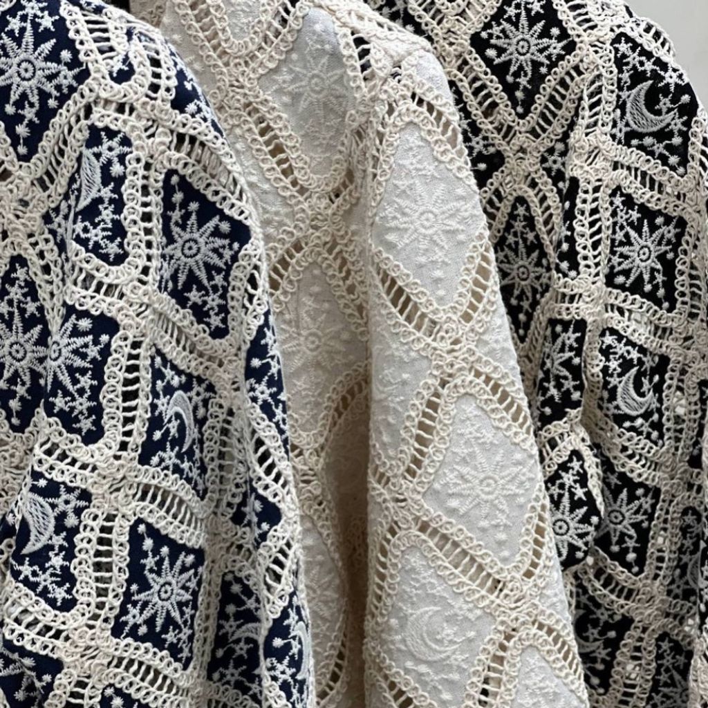 خرید اینترنتی کت مزونی قلاب بافی شیدا